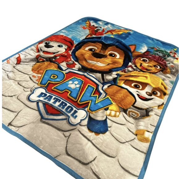 Paw Patrol 60"x80" Twin Plush Raschel Blanket - Picture 2 of 4